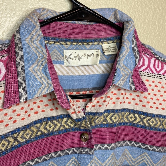 Vintage Kikomo Embroidered Shirt - Picture 2 of 6